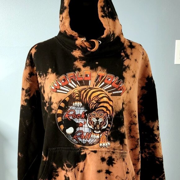 Smart Blanks World Tour Tiger Rock and Roll Hoodie Sweatshirt Medium 13B - Picture 13 of 16